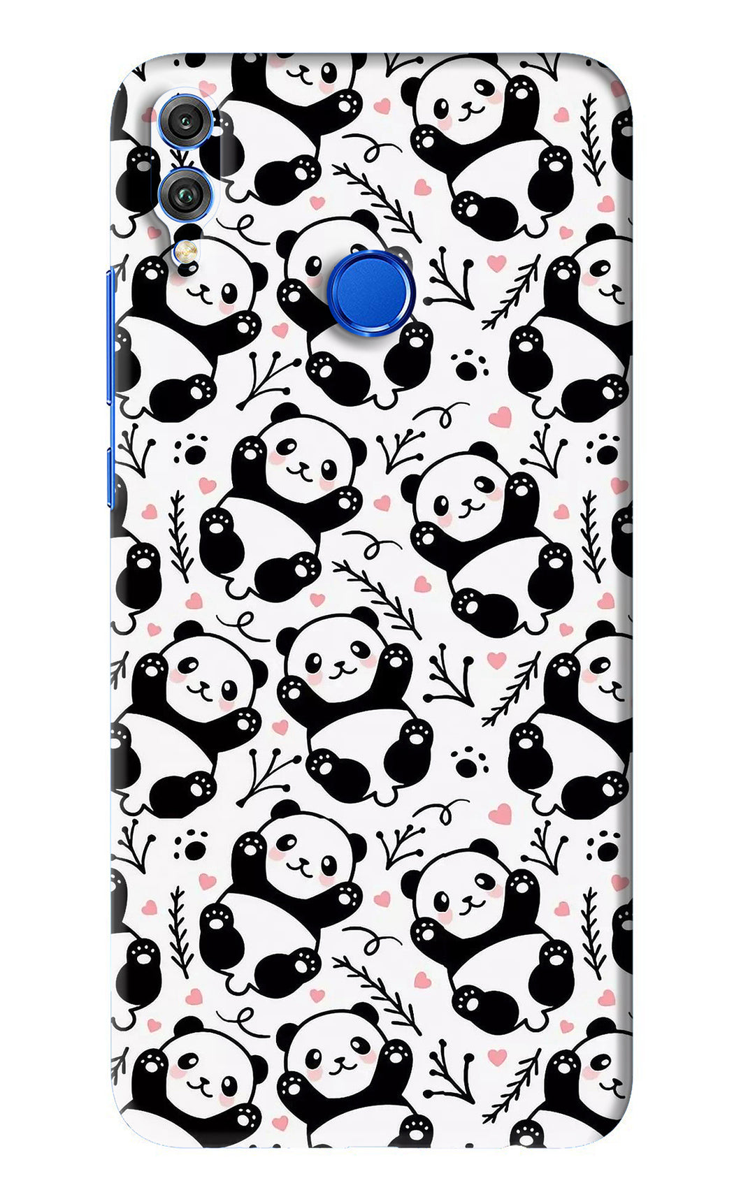 Cute Panda Huawei Honor 8X Back Skin Wrap