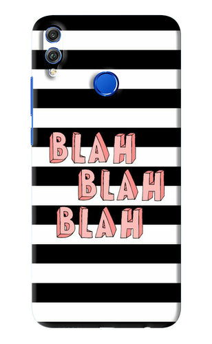 Blah Blah Blah Huawei Honor 8X Back Skin Wrap