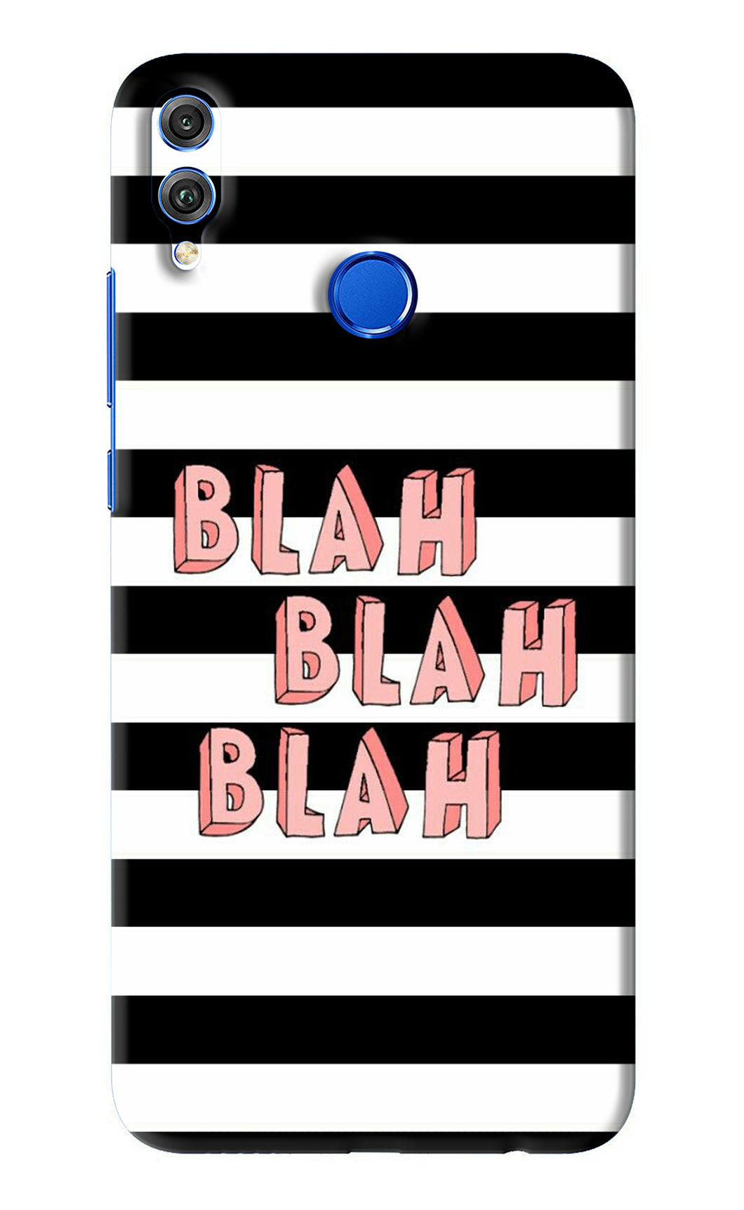 Blah Blah Blah Huawei Honor 8X Back Skin Wrap