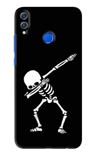 Dabbing Skeleton Art Huawei Honor 8X Back Skin Wrap