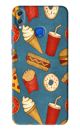 Foodie Huawei Honor 8X Back Skin Wrap