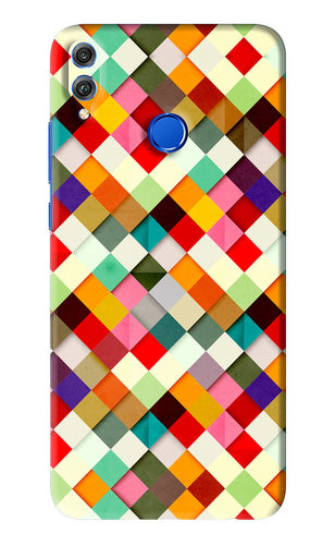 Geometric Abstract Colorful Huawei Honor 8X Back Skin Wrap