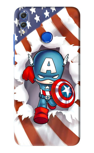 Captain America Huawei Honor 8X Back Skin Wrap