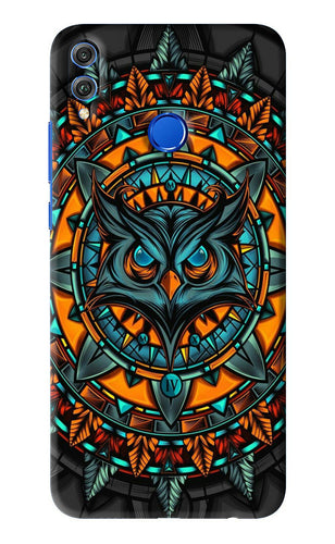 Angry Owl Art Huawei Honor 8X Back Skin Wrap