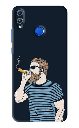 Smoking Huawei Honor 8X Back Skin Wrap