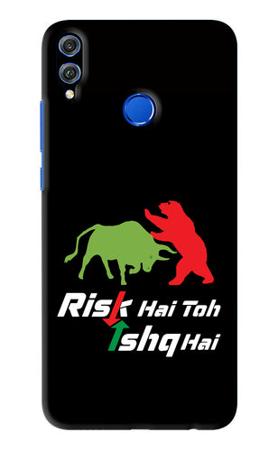 Risk Hai Toh Ishq Hai Huawei Honor 8X Back Skin Wrap