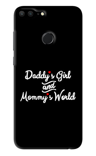 Daddy's Girl and Mommy's World Huawei Honor 9 Lite Back Skin Wrap