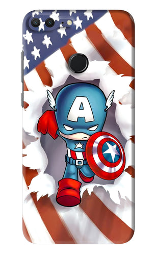 Captain America Huawei Honor 9 Lite Back Skin Wrap