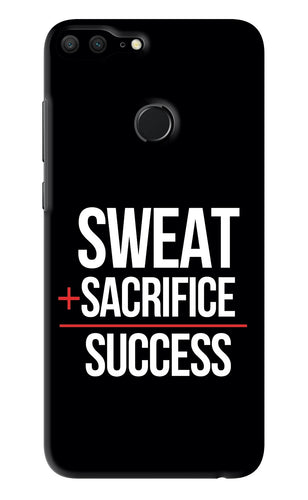 Sweat Sacrifice Success Huawei Honor 9 Lite Back Skin Wrap