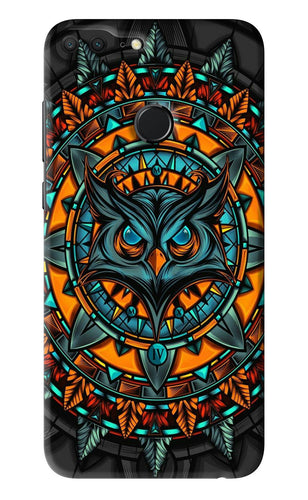 Angry Owl Art Huawei Honor 9 Lite Back Skin Wrap