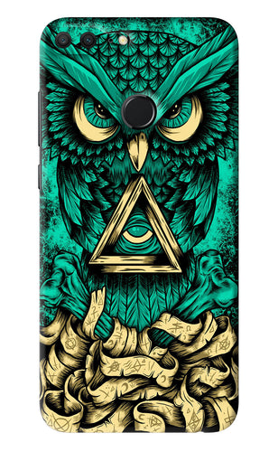 Green Owl Huawei Honor 9 Lite Back Skin Wrap