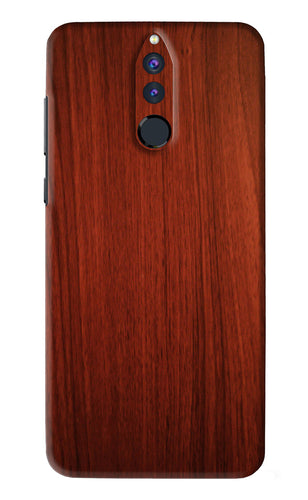 Wooden Plain Pattern Huawei Honor 9I Back Skin Wrap