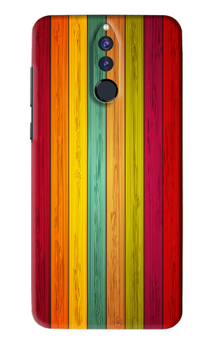 Multicolor Wooden Huawei Honor 9I Back Skin Wrap