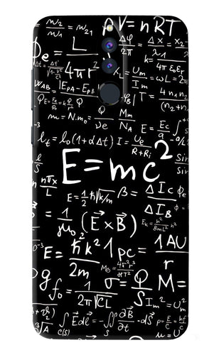 Physics Albert Einstein Formula Huawei Honor 9I Back Skin Wrap