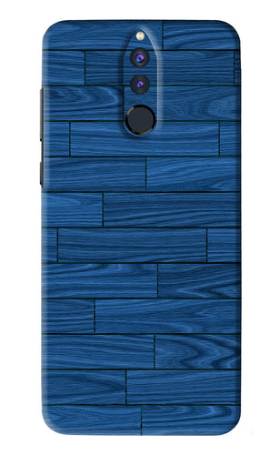 Blue Wooden Texture Huawei Honor 9I Back Skin Wrap