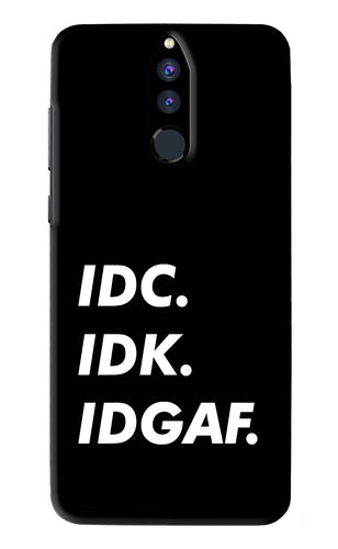 Idc Idk Idgaf Huawei Honor 9I Back Skin Wrap