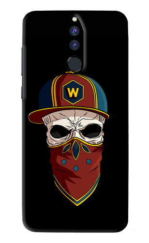 Skull Huawei Honor 9I Back Skin Wrap