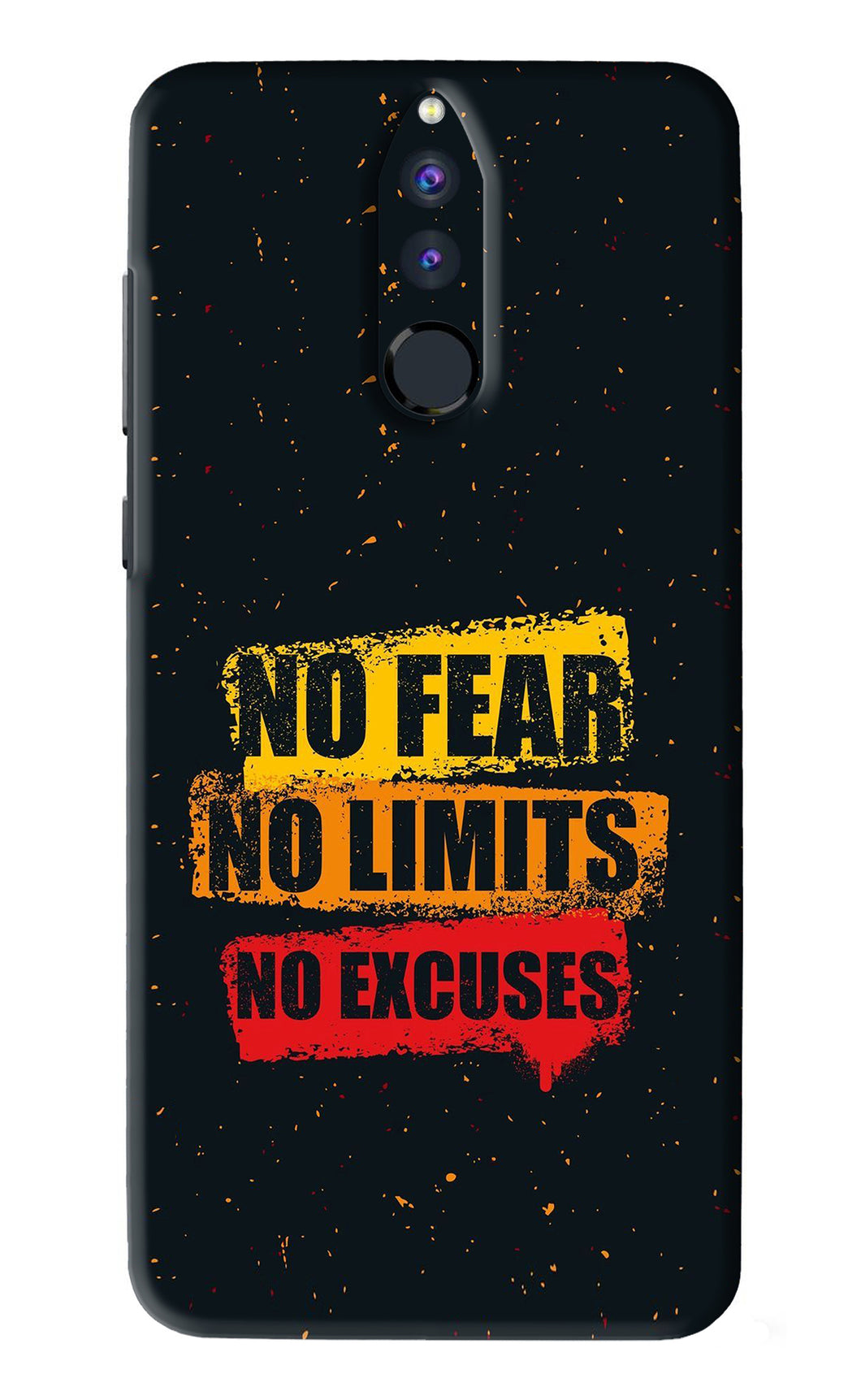 No Fear No Limits No Excuses Huawei Honor 9I Back Skin Wrap