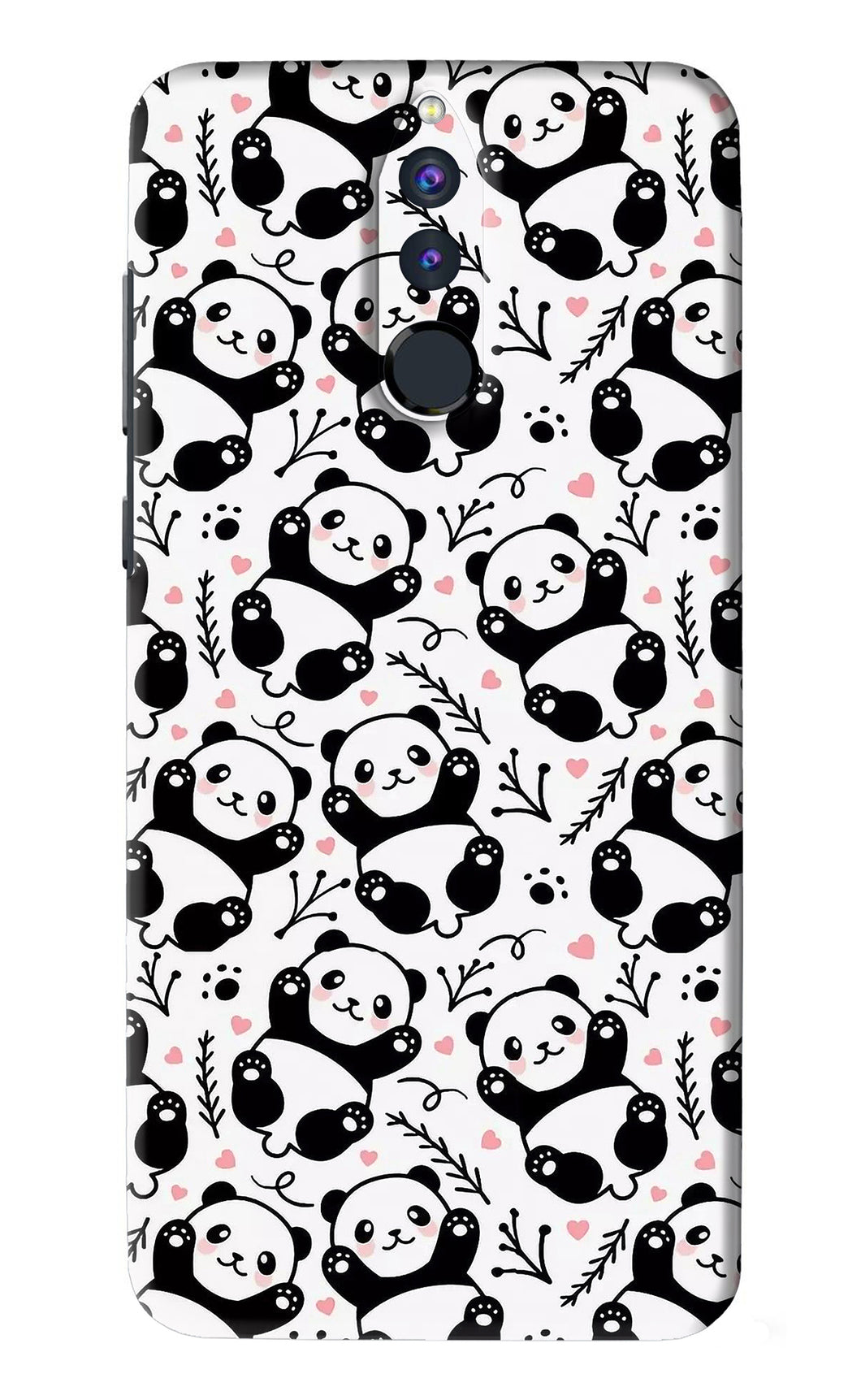Cute Panda Huawei Honor 9I Back Skin Wrap