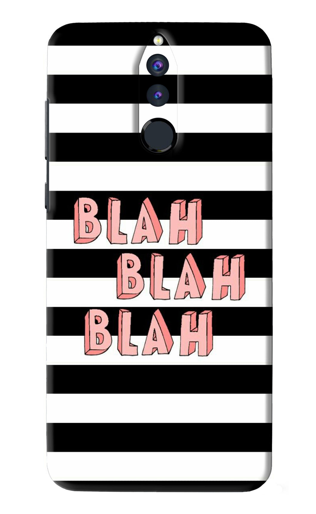 Blah Blah Blah Huawei Honor 9I Back Skin Wrap