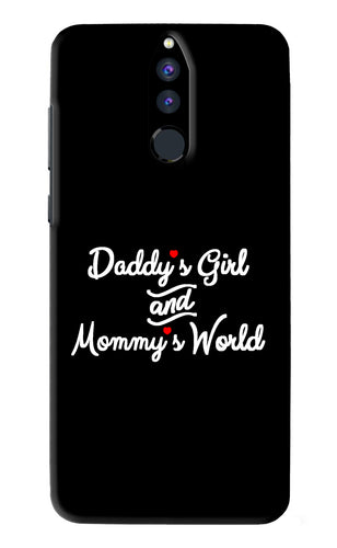 Daddy's Girl and Mommy's World Huawei Honor 9I Back Skin Wrap