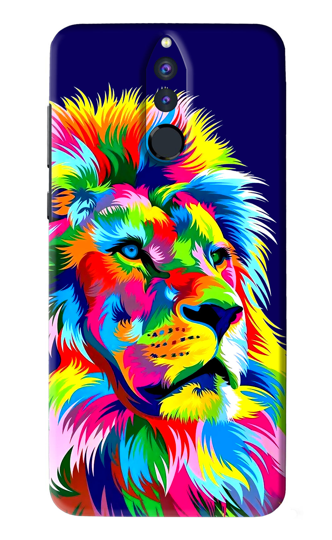 Vector Art Lion Huawei Honor 9I Back Skin Wrap