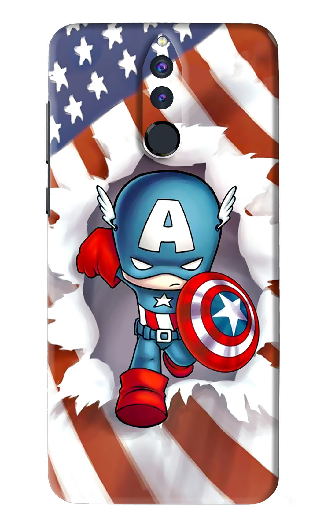 Captain America Huawei Honor 9I Back Skin Wrap