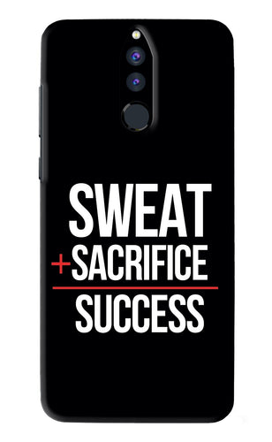 Sweat Sacrifice Success Huawei Honor 9I Back Skin Wrap