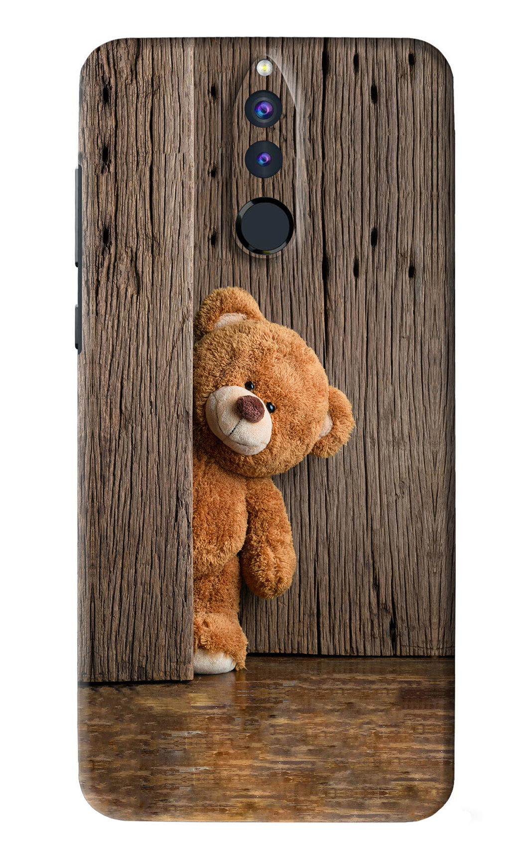 Teddy Wooden Huawei Honor 9I Back Skin Wrap
