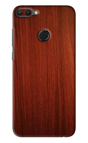 Wooden Plain Pattern Huawei Honor 9N Back Skin Wrap