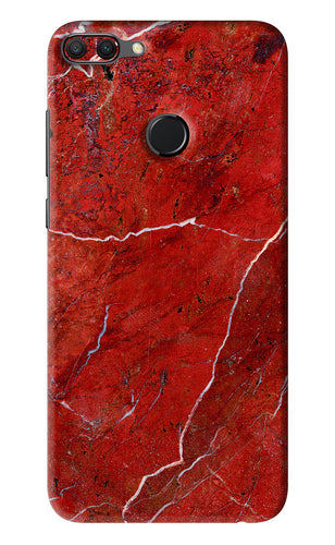 Red Marble Design Huawei Honor 9N Back Skin Wrap