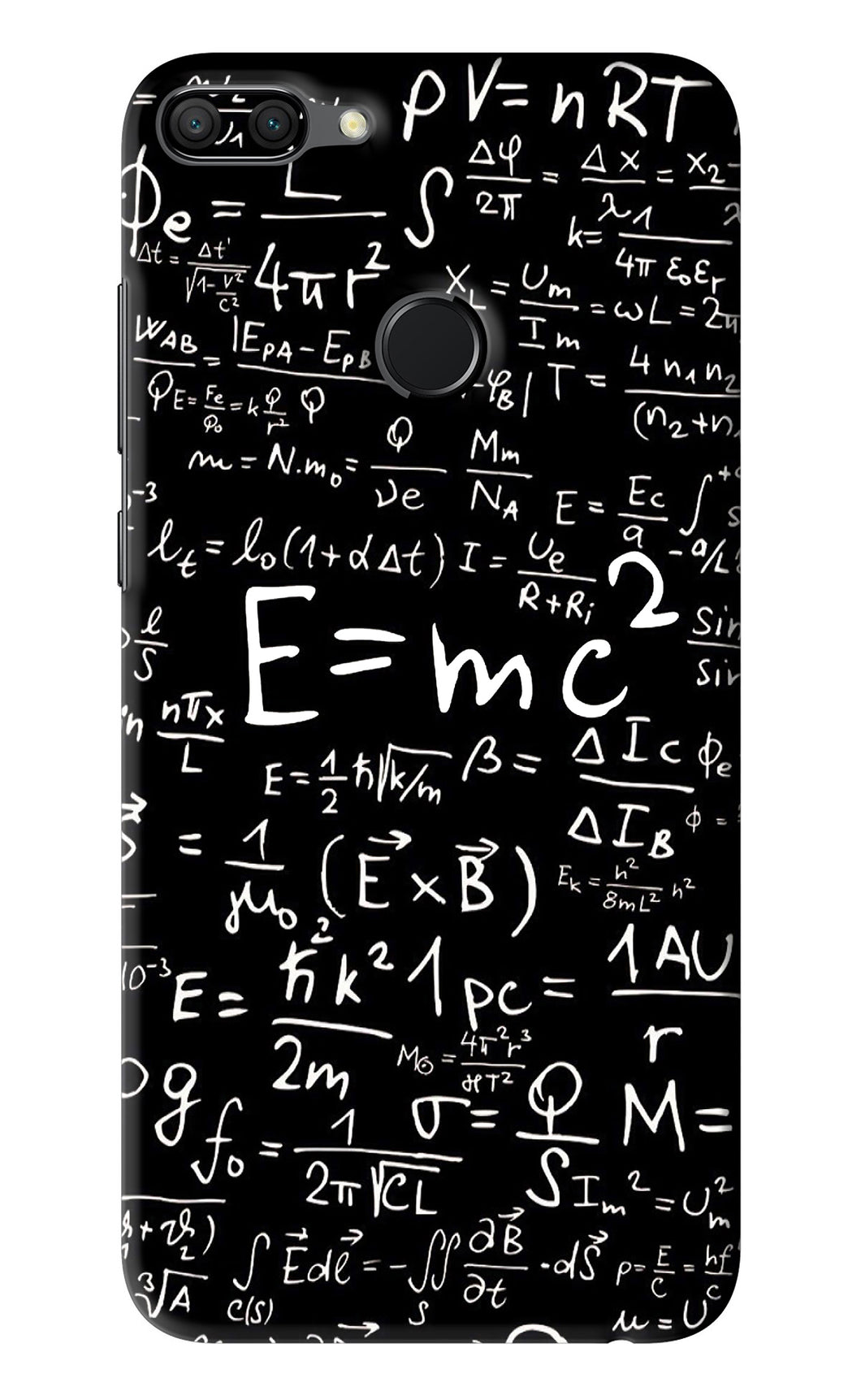 Physics Albert Einstein Formula Huawei Honor 9N Back Skin Wrap