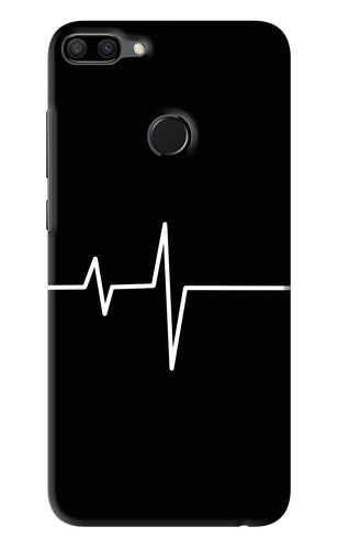 Heart Beats Huawei Honor 9N Back Skin Wrap