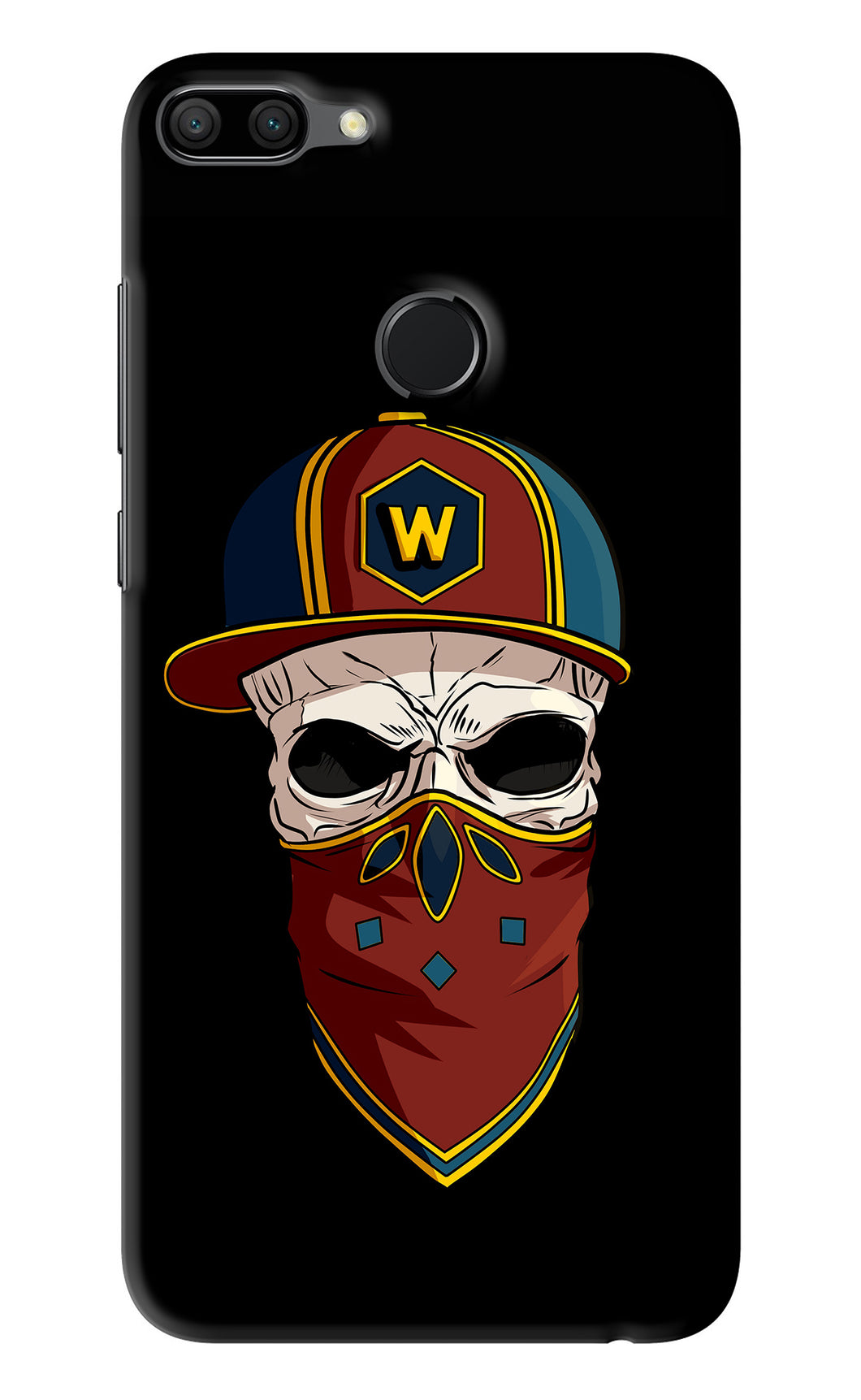 Skull Huawei Honor 9N Back Skin Wrap