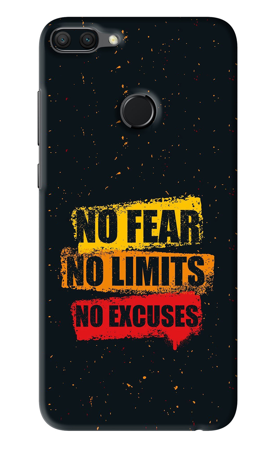 No Fear No Limits No Excuses Huawei Honor 9N Back Skin Wrap