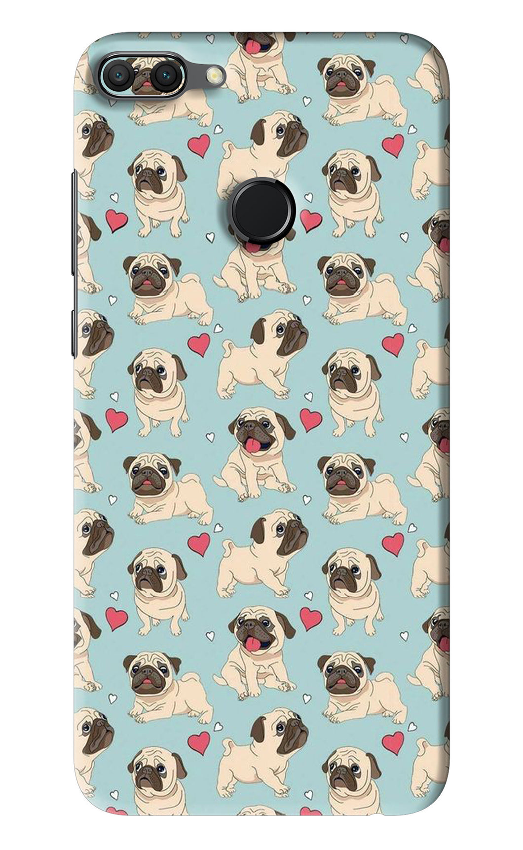 Pug Dog Huawei Honor 9N Back Skin Wrap