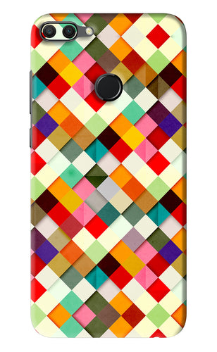 Geometric Abstract Colorful Huawei Honor 9N Back Skin Wrap