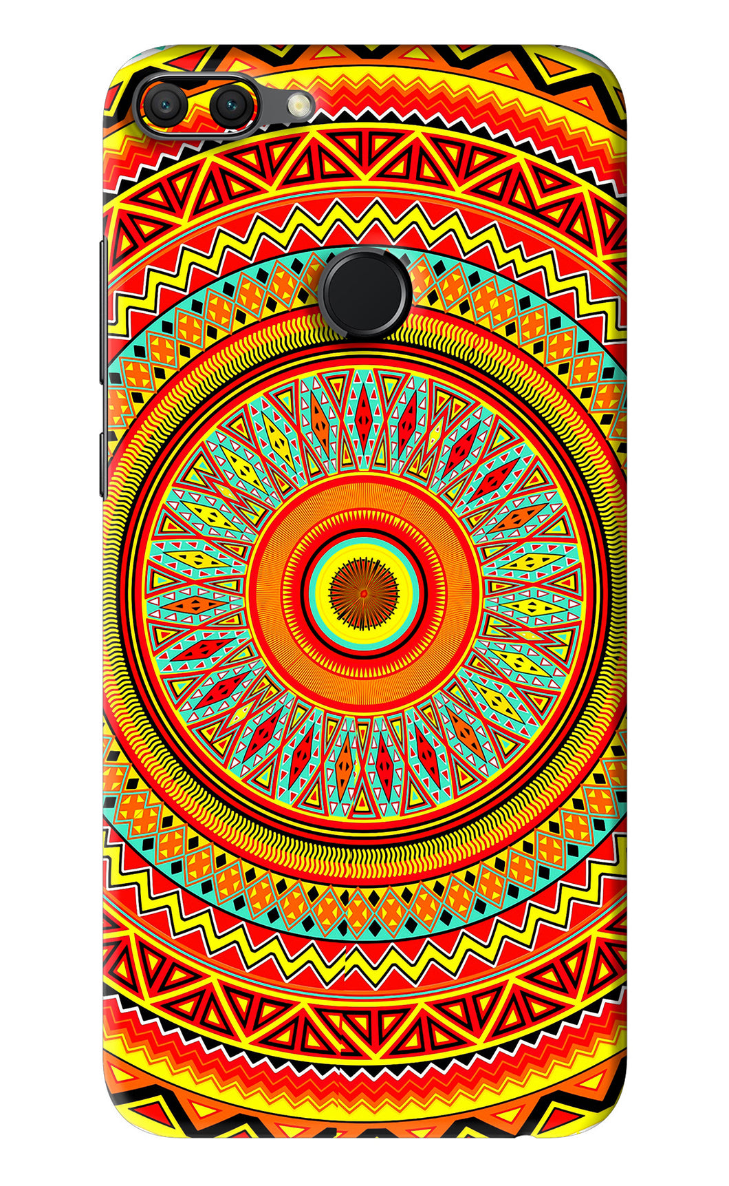 Mandala Pattern Huawei Honor 9N Back Skin Wrap