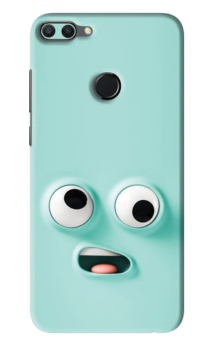 Silly Face Cartoon Huawei Honor 9N Back Skin Wrap