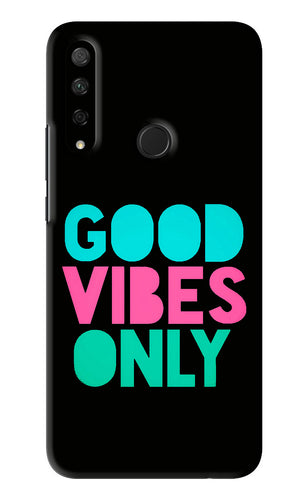 Quote Good Vibes Only Huawei Honor 9X Back Skin Wrap