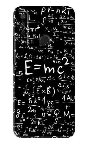 Physics Albert Einstein Formula Huawei Honor 9X Back Skin Wrap
