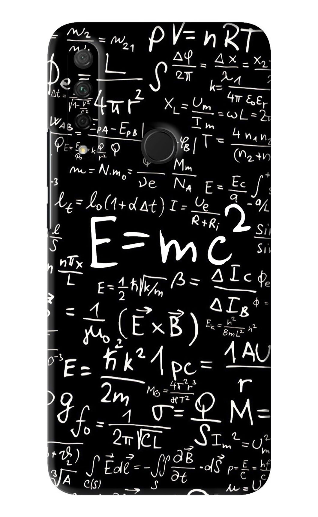 Physics Albert Einstein Formula Huawei Honor 9X Back Skin Wrap