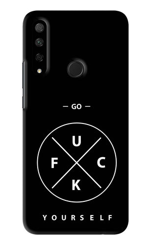 Go Fuck Yourself Huawei Honor 9X Back Skin Wrap