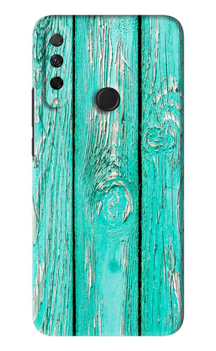 Blue Wood Huawei Honor 9X Back Skin Wrap