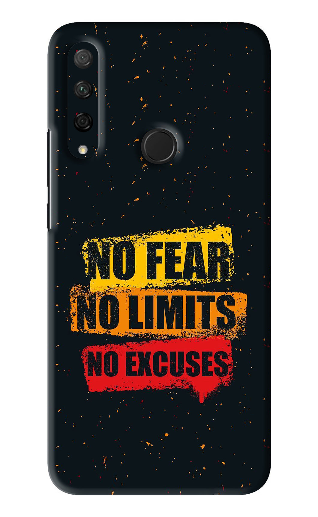 No Fear No Limits No Excuses Huawei Honor 9X Back Skin Wrap