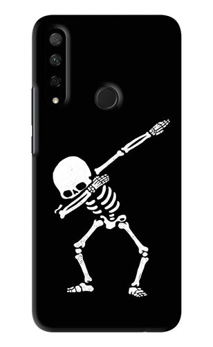 Dabbing Skeleton Art Huawei Honor 9X Back Skin Wrap