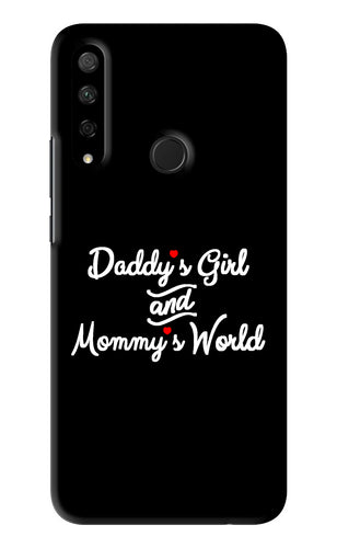 Daddy's Girl and Mommy's World Huawei Honor 9X Back Skin Wrap