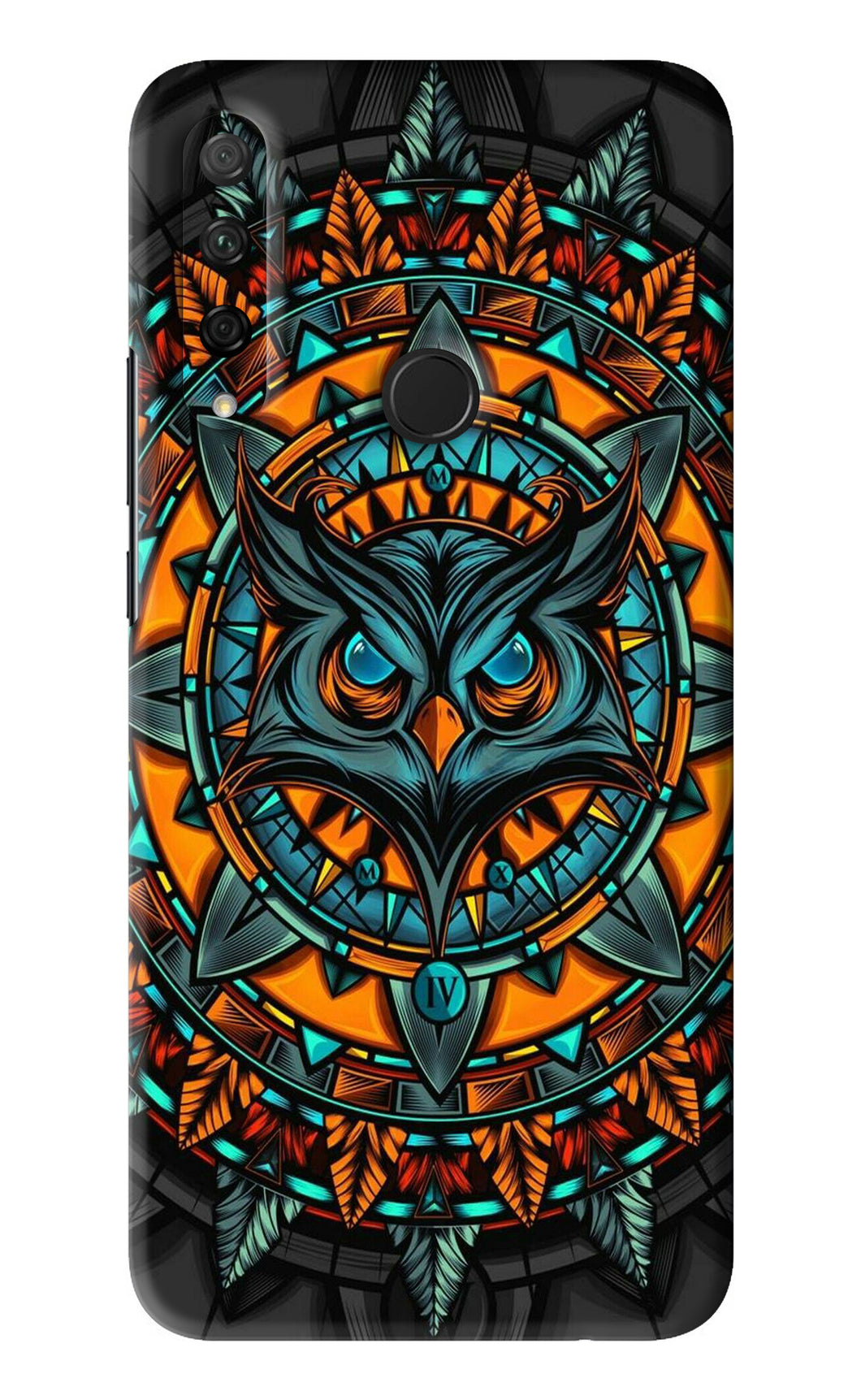 Angry Owl Art Huawei Honor 9X Back Skin Wrap
