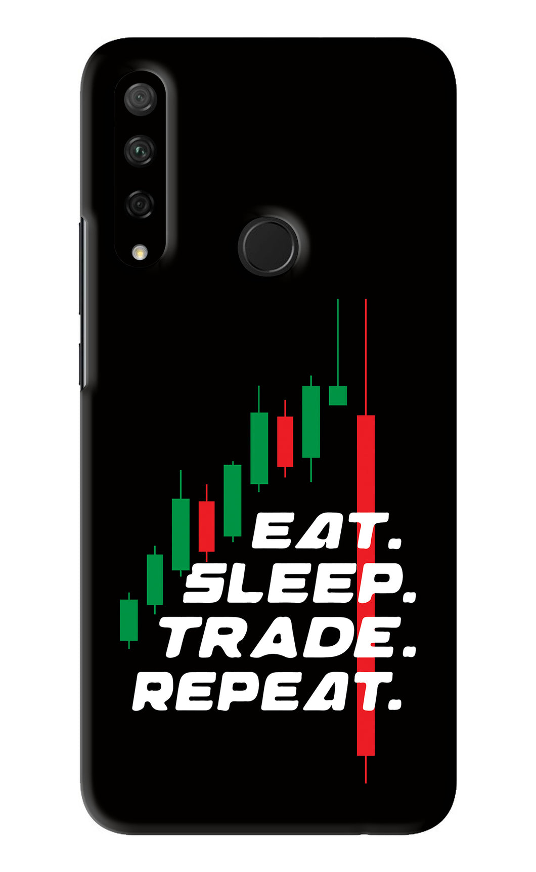 Eat Sleep Trade Repeat Huawei Honor 9X Back Skin Wrap