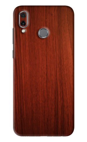 Wooden Plain Pattern Huawei Honor Play Back Skin Wrap